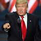 Republican presidential nominee Donald Trump speaks on the last day of the Republican National Convention on July 21, 2016, in Cleveland.
JIM WATSON/AFP/Getty Images